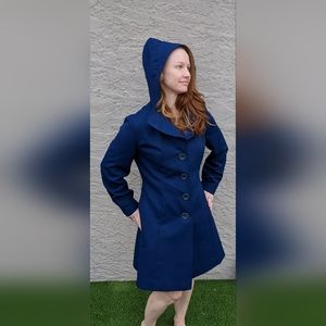 Vintage Betty Rose Hooded Coat